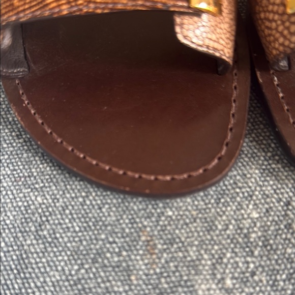 Tory Burch Brown and Gold Sandals - Picture 4 of 8